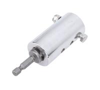 aqxreight Stainless Steel Trailer Drill Adapter with 1/2 Inch Socket Bit Top Wind Handle for Effortless Lifting, RV & Trailer Crank Adapter Kit, Compact Manual Drill for Inch Drive