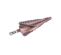 aqxreight Step Drill Bit Set - Cobalt Coated High Speed Steel Hex Shank for Hole Opening in Metal Wood PVC & More - Multipurpose Drilling Tool & (6-35)