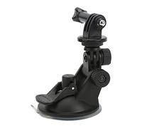 aqxreight Suction Mount Black Stable 1/4in Screw Interface Sports Camera Holder for Action Camera Resistant Durable Deformed Suction Strength Material Is Mount and ABS The Easily