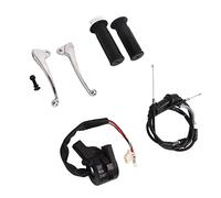 aqxreight Throttle Cable Handle Grip Kit for PW50 PY50 Bike Complete Brake Lever and Start Kill Switch Set for Acceleration and Reliable Control