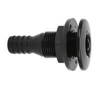 aqxreight Thru Hull Fitting Boat Through Hull Connector 3 4in ABS Plastic Hose Coupling Drain Outlet Accessory Boat Accessories Marine Hull Connections