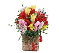 aqxreight Tiny Miniature Flower Clay Pot Dollhouse Decoration Mini Plant It to Choice Activity From Kids Perfect Your Dollhouse Friends Your for Wonderful Mini Flower PotMini Garden