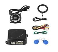 aqxreight Universal Car Alarm System with Push Button Start Stop, Theft, Sound & Light Alarm, Super Lock Induction for Most 12V Vehicles