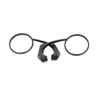 aqxreight Universal Round Rear View Mirror for Motorcycle, Fits, 2/2" Glass Reflective Side Mirror