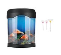aqxreight USB Aquarium Light Desk Fish Mood Color Changing Night Lamp Fish LED Aquarium Mood Lamp Desk Desktop Tank Effect Transform Nights Your with Who Making Lifelike