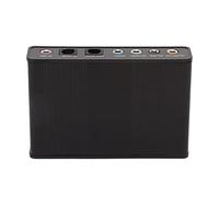 aqxreight USB Sound Card 6 Channel 48kHz Sampling Rate Analog Play Recording External Sound Card for PC Laptop Computer Single USB Your and CardExternal Card5 CardUSB (Black)