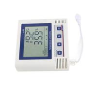 aqxreight USB Temperature and Humidity Data Logger with Custom Alarms Large LCD Display and Year Battery Life (260,000 sets of data)