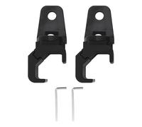 aqxreight UTV Whip Light Bracket, Flag Whip Light Bracket, Heavy-duty CNC-cut Aluminum Alloy, 360° Adjustable, Suitable for 1.75-2" Roll Cages, Black Powder-coated for Scratch