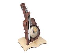 aqxreight Vintage Design Violin Clock Rests On A Sheet Music Book Violin Model Clock For Favorite Conductor Music Teacher Student