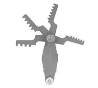 aqxreight Whitworth Thread Gauge 30 Degree Carbon Steel Pitch Gage (29