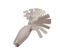aqxreight Whitworth Thread Gauge 30 Degree Carbon Steel Pitch Gage (30