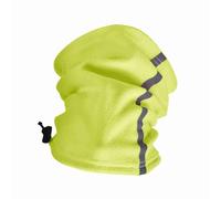 aqxreight Winter Fleece Neck Warmer Reflective Neck Gaiter Skiing Windproof Ski Gaiter Material Excellent Against Cold Both This Quality Polyester and Is Superior The (Fluorescent Green)