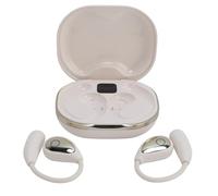 aqxreight Wireless Translator Earbuds with 144-Language Real-Time Translation 5.49 Noise Cancelling Earbuds for Travel, Business & Multilingual HD Sound Touch Control Translator Device (Gold)