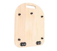 aqxreight Wooden Sliding Mat for Kitchen Appliances with Handle TM5 Mixer Countertop Protector and Mover Board