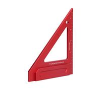 aqxreight Woodworking Ruler Aluminium Alloy British System Measuring Tool for Carpenter4in Break High Easy Very The Is Aluminium Treatment The and Material Oxidation Not (6'' inch square ruler)