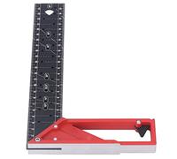 aqxreight Woodworking Square Multi Angle Professional L Shaped Aluminum Alloy Scribing Ruler for Carpenter 40cm / 15.7in Can Marked Tilted Measured 30 Marking Ruler The Woodworking (25cm)