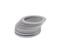 AQXT Wmaoshuang-Flat Washers M32-M50 Shim Thickness 0.2mm Stainless Steel Flat Washer Ultra Thin Gasket High Precision Adjusting Gasket, Corrosion and rust resistance (Size : 30x42x0.2 (10Pcs))