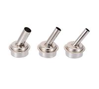 Aqxyedc 3pcs 45 Degree Bent Curved Heat Nozzle 6/7/9mm Hot Air Gun Nozzles Compatible with Quick 861DW Soldering Station wanglan