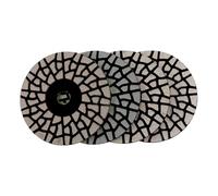 Aqxyedc 4 Step 4Inch Dry Polishing Pad For Granite Marble 4PCS Super Sharp Wall Diamond Sanding Disc For Sintered Stone wanglan (Size : Different 4 Grits, Color : 4 PCS_4 INCHES)