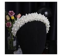 Aqxyedc Newest Bride Pearl Hairband Luxury Headress Wedding Headwear Handmade Headband Hair Accessories Ornaments Jewelry Headpiece wanglan