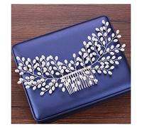 Aqxyedc Pearl Headband Hair Comb Headwear Bride Hair Comb Wedding Hair Accessories Pearl Gold Headpiece Tiaras Hair Decoration wanglan