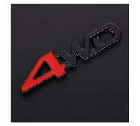 Aqxyju 3D Metal Sticker 4WD Emblem 4X4 Badge Decals Compatible with ASX Outlander CRV Civic Grand Vitara Swift Personalized car stickers(Black)