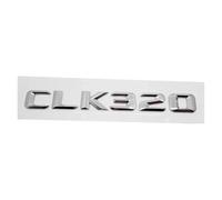 Aqxyju Car Rear Trunk Letters Emblem Tail Box Badge Sticker Compatible with CLK55 CLK63 CLK200 CLK230 CLK240 CLK280 CLK320 CLK Class Personalized car stickers(CLK320-Silver)