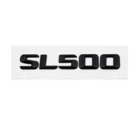 Aqxyju Car Rear Trunk Stickers Compatible with SL350 SL400 SL450 SL500 SL550 SL600 Auto Tail Box 3D Emblem Badge Decal Personalized car stickers(SL500-Black)