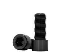 Aqxypas 10.9 Grade Fine Tooth Thread Hexagon Socket Head Cap Screws M8 M10 M12 M14 Full Half Tooth 1mm 1.25mm 1.5mm Pitch Hex Bolts(M10x1.25x25 F20pcs)