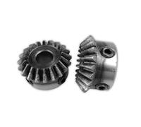 Aqxypas 1pc Bevel Gear 1.5M 30T With Inner Hole 10mm 12/14/15/16/17/18/20/22/24/25mm 90 Degree Drive Commutation Steel Gears With Screw(14mm keyway 5mm,2pcs 1.5M 30 Teeth)