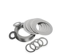 Aqxypas M16-M60 Shim Stainless Steel Ultra Thin Adjusting Flat Washer High Precision Axle Bearing Spacer Gasket Thick 0.1 0.2 0.3 0.5 1.(M60x75xThick (2Pcs))