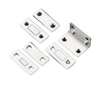 AQXYQAZZ 4pcs/lot Door Magnet Stopper Modern Magnetic Concealed Door Closers Home Invisible Stainless Steel Hidden Door Stopper(90 Degrees Other)