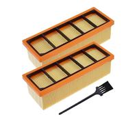 Aqxyuio Flat Pleated Filter Replaces Compatible With SE 2001 SE 3001 SE 5.100 SE 6.100 K 2801 A 2801 Wet And Dry Vacuum Cleaner (Color : 2pcs Filter Kit)