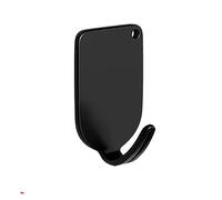 AQXYWAZQ 10/1PCS Stainless Steel Towel Hooks Waterproof Self Adhesive Hanging Holder Keys Bag Wall Hanger Bathroom Kitchen Organizer Hook(Black,5pcs)