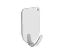 AQXYWAZQ 10/1PCS Stainless Steel Towel Hooks Waterproof Self Adhesive Hanging Holder Keys Bag Wall Hanger Bathroom Kitchen Organizer Hook(White,5pcs)