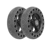 AQXYWAZQ 200x50 Honeycomb Solid Tire 8" X 2" Non-pneumatic Upgrade Tyre Wheel Hub for Mini DolphinElectric Scooter Replacement(2pcs)