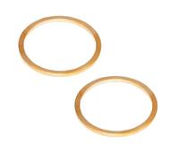 AQXYWAZQ 42 * 36 * 2MM Motor Copper Plated Exhaust Pipe Gasket For Z650 2020-2023 ZX1000 2007-2019 ZX1002 2020-2023 Z1000 2017-2023 (Color : 2pcs)