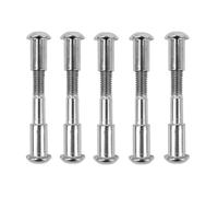 AQXYWAZQ 5PC Folding Pothook Hinge Bolt for M365 /M365 Pro Electric Scooter Parts Hardened Steel Lock Fixed Screw Hook Accessories(Silver M365)