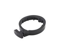 AQXYWAZQ Circle Clasped Guard Ring Buckle Insurance for M365 1s Pro Front Tube Stemspacing Electric Scooter Fold Limit Buckle Lock(Black)