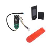 AQXYWAZQ Dashboard with Protection Cover Bluetooth for M365 Pro Electric Scooter Circuit Board BT Display Screen Case Repair Parts(Red set)