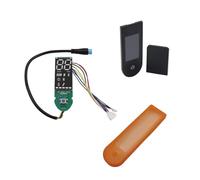 AQXYWAZQ Dashboard with Protection Cover Bluetooth for M365 Pro Electric Scooter Circuit Board BT Display Screen Case Repair Parts(Orange set)