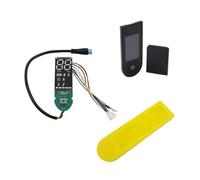 AQXYWAZQ Dashboard with Protection Cover Bluetooth for M365 Pro Electric Scooter Circuit Board BT Display Screen Case Repair Parts(Yellow set)