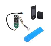 AQXYWAZQ Dashboard with Protection Cover Bluetooth for M365 Pro Electric Scooter Circuit Board BT Display Screen Case Repair Parts(Blue set)