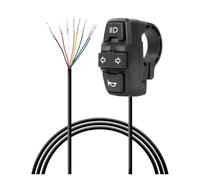 AQXYWAZQ DK226/DK336 Turn Signal Light Switch Electric Bike Ebike Lamp and Horn Switch for E-Scooter Button Can Control Turn Signal Light(DK336)