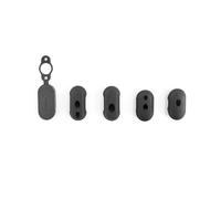 AQXYWAZQ Electric Scooter Dust Plug Set Battery Charging Port Part for M365 1S Pro Pro2 Waterproof Silicone Sleeve Cover 5pcs/set(B-5PC)