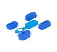 AQXYWAZQ Electric Scooter Dust Plug Set Battery Charging Port Part for M365 1S Pro Pro2 Waterproof Silicone Sleeve Cover 5pcs/set(D-5PC)