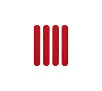 AQXYWAZQ Electric Scooter Waterproof Warning Reflective Sticker For Max G2 G65 G30 G30D Night Reflective Strip Stickers(Red)