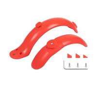 AQXYWAZQ Front Rear Fender Dust Plug Silicone Sleeve Cover Electric Scooter Hook for M365 Pro Pro 2 Mudguard Assembly Parts(Red set)