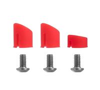 AQXYWAZQ Front Rear Fender Dust Plug Silicone Sleeve Cover Electric Scooter Hook for M365 Pro Pro 2 Mudguard Assembly Parts(Red dust plug)