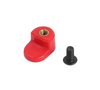 AQXYWAZQ Front Rear Fender Dust Plug Silicone Sleeve Cover Electric Scooter Hook for M365 Pro Pro 2 Mudguard Assembly Parts(Red hook)